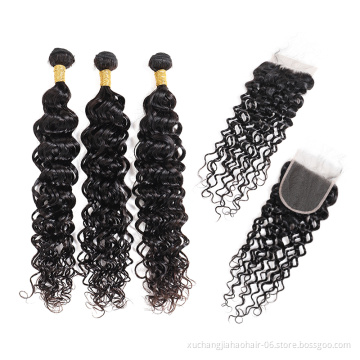 Water Wave Bundles Brazilian Hair Weave Bundles Water Wave 30 inch Hair Extensions For Black Women Human Hair Bundles